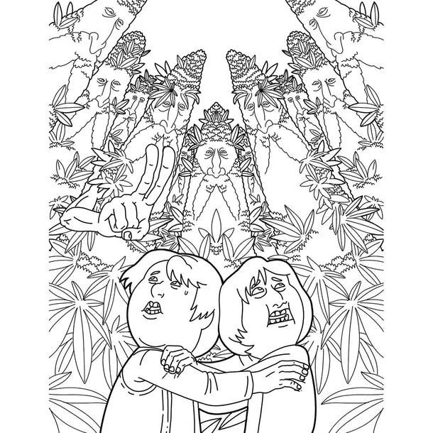 Lord of the Smoke Adult Coloring Book by Wood Rocket