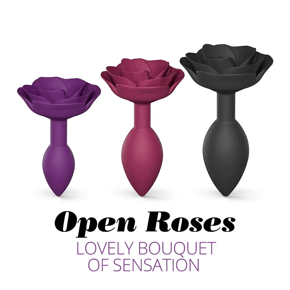 Love To Love Open Roses Anal Plug Large