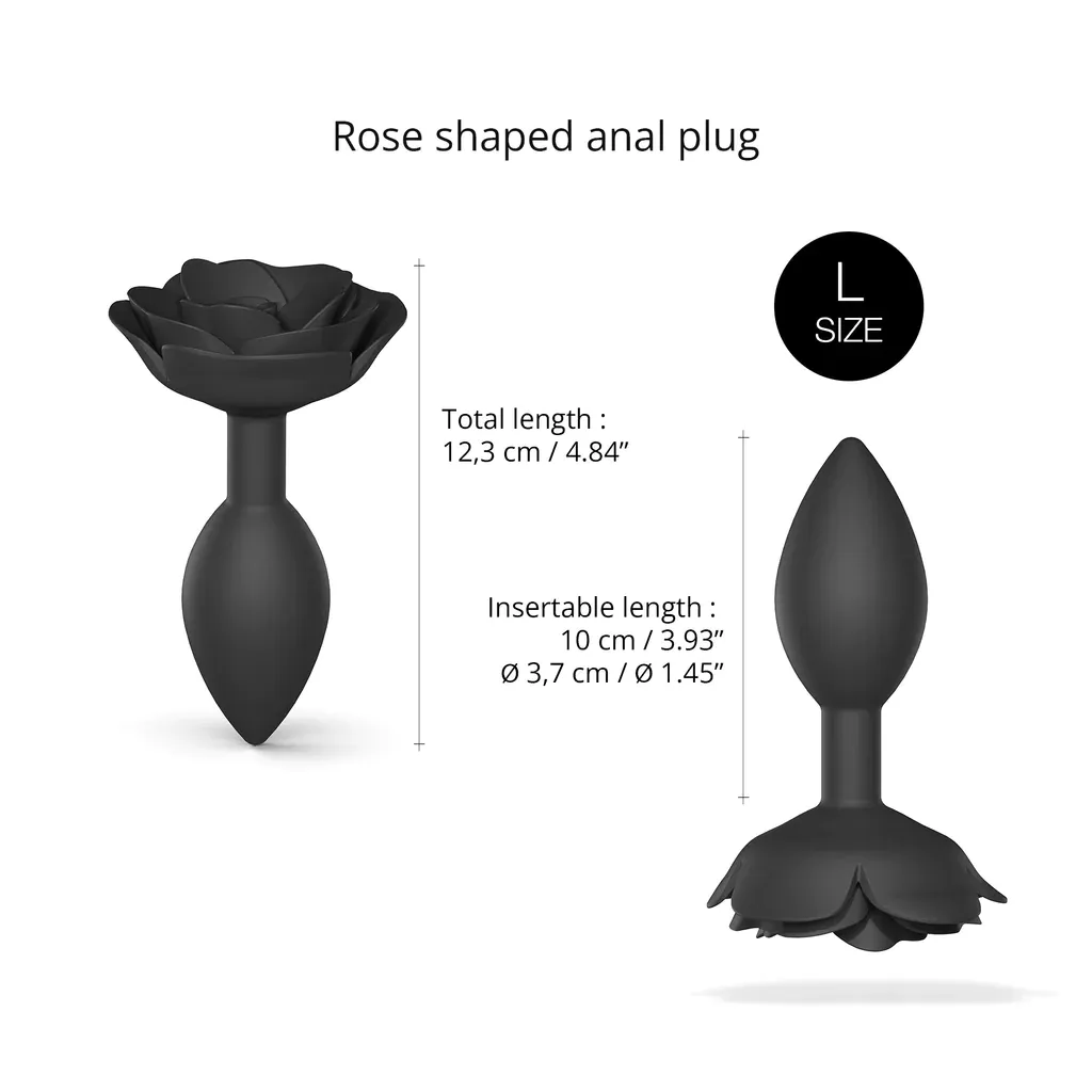 Love To Love Open Roses Anal Plug Large
