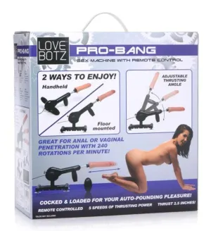 Lovebotz Pro-Bang Remote Control Sex Machine