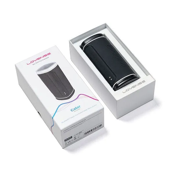Lovense - Calor App-Controlled Warming Male Masturbator (Black)