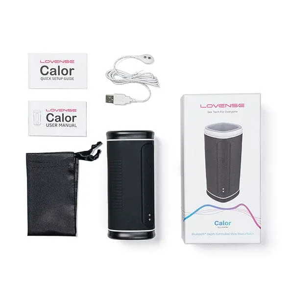 Lovense - Calor App-Controlled Warming Male Masturbator (Black)