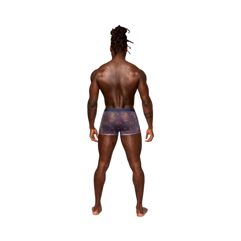 Male Power Sheer Prints Seamless Sheer Short Spatter L