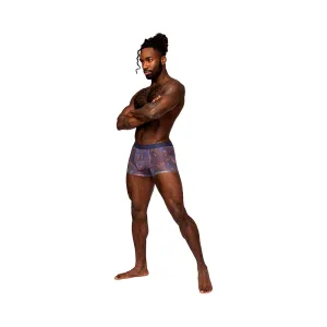 Male Power Sheer Prints Seamless Sheer Short Spatter L