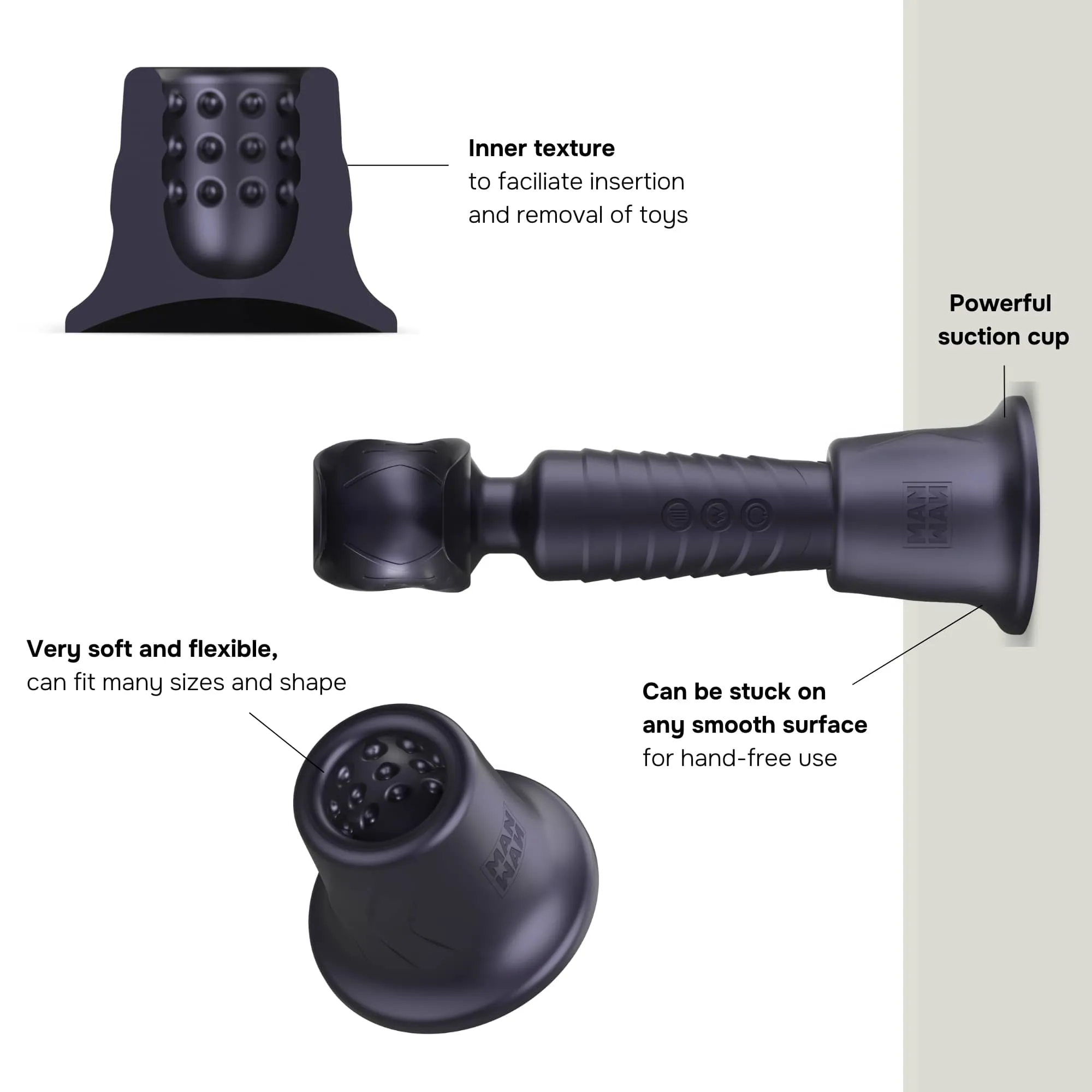 Man Wan Holden Universal Wand Holder