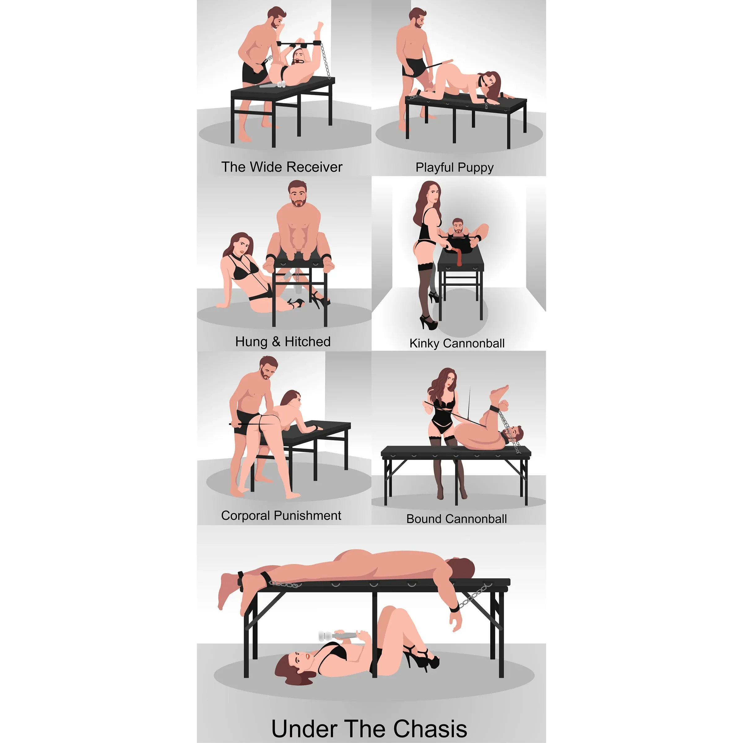Master Series Extreme Bondage Table