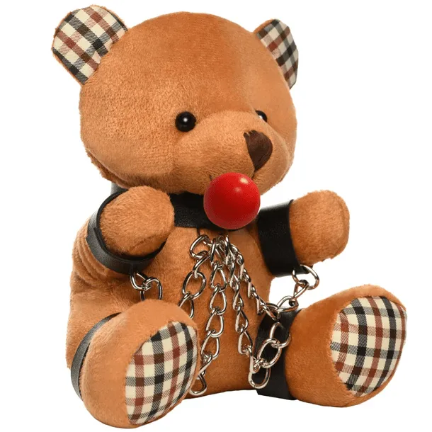 Master Series Gagged Bondage Teddy Bear Plush