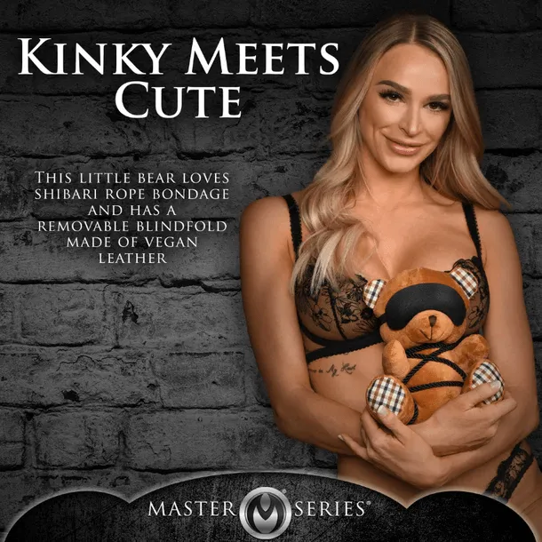 Master Series Rope Bondage Teddy Bear Plush