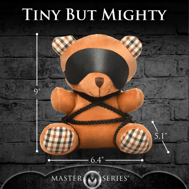 Master Series Rope Bondage Teddy Bear Plush