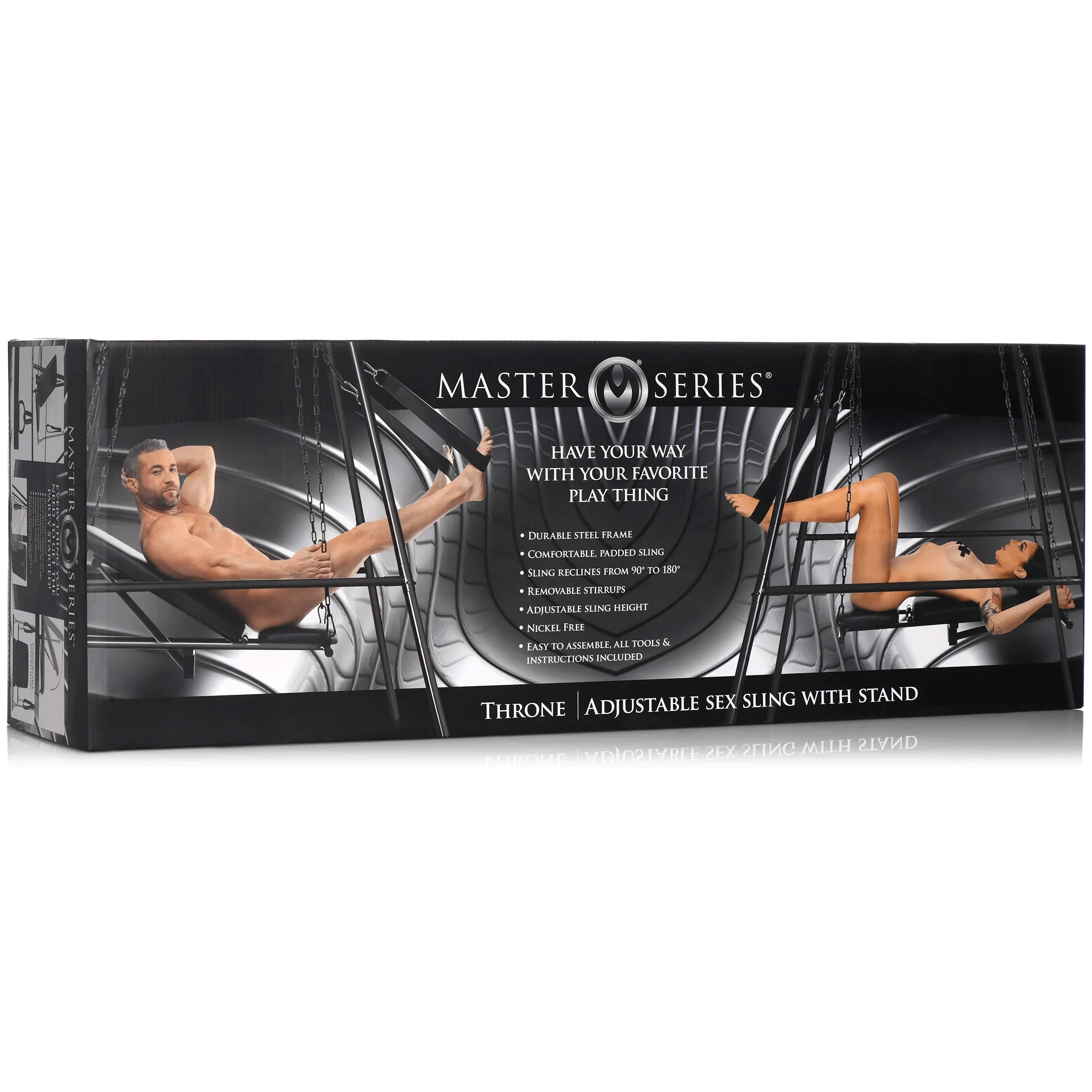 Master Series Throne Adjustable Sex Sling With Stand