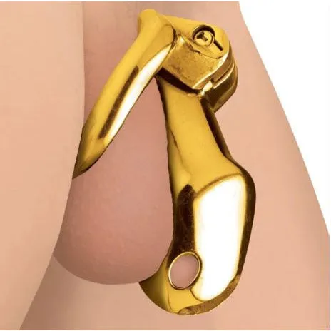 Midas 18K Gold Penis Chastity Cage by Master Series