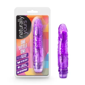 Naturally Yours The Little One Realistic 6.7 in. Vibrating Dildo Purple