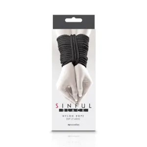 NS Novelties - Sinful Nylon Bondage Rope 25ft