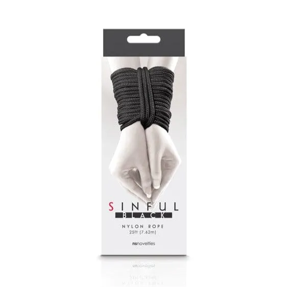 NS Novelties - Sinful Nylon Bondage Rope 25ft