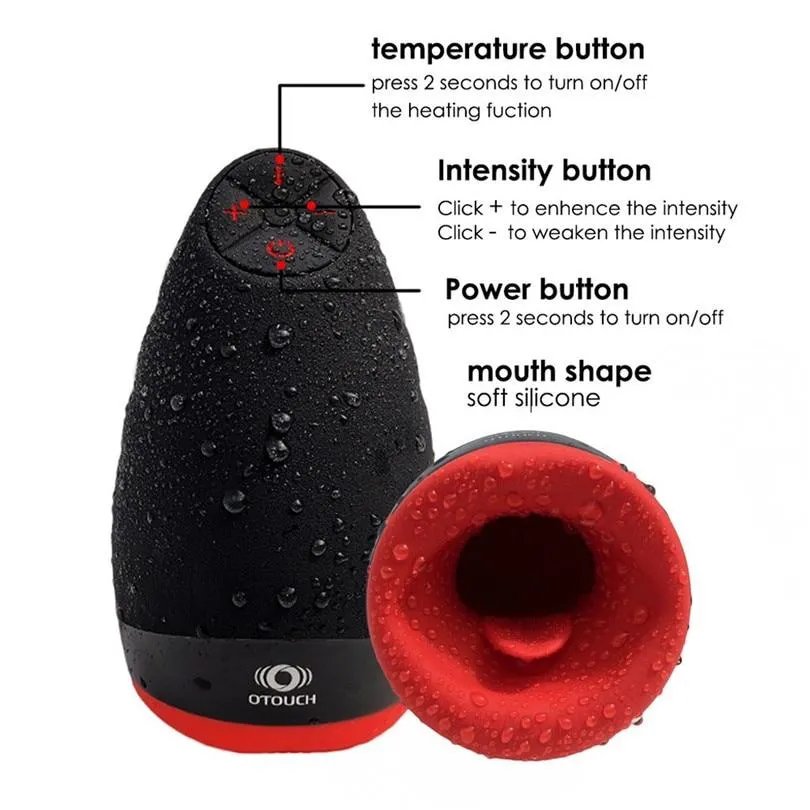 OTOUCH Men's Private Silicone Automatic Heating Vibrator