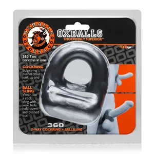 OxBalls 360. Cockring & Ballsling. Steel