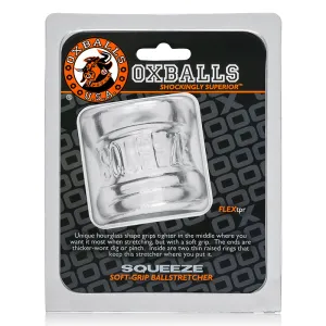 OxBalls Squeeze. Ball Stretcher. Clear