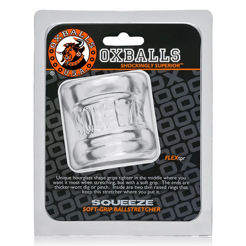 OxBalls Squeeze. Ball Stretcher. Clear