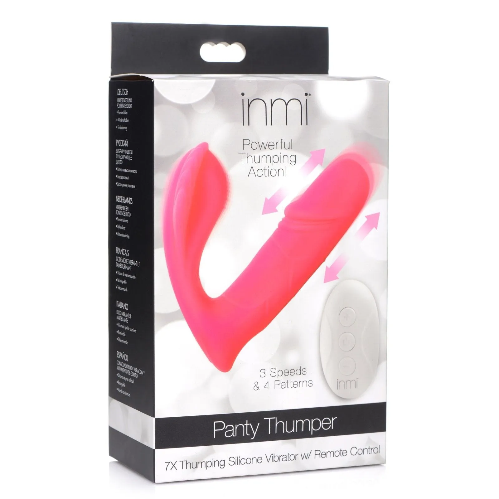 Panty Thumper 7x Thumping Silicone Vibrator With Remote Control