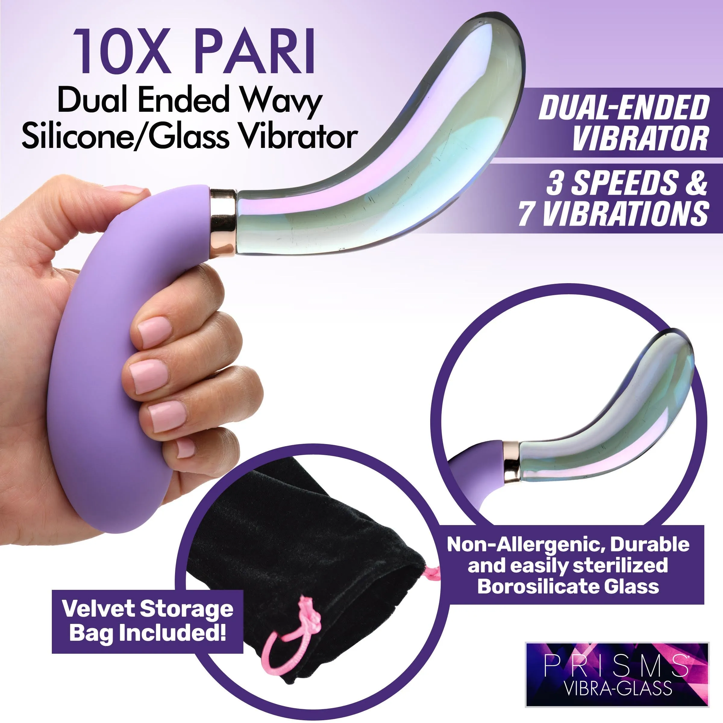 Pari Dual Ended Wavy Vibrator