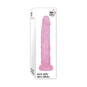 Pink Jelly Slim Dildo 6 by Adam & Eve