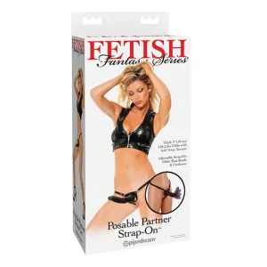 Pipedream - Fetish Fantasy Series Posable Partner Strap On with Flexible Dildo 7 (Black)