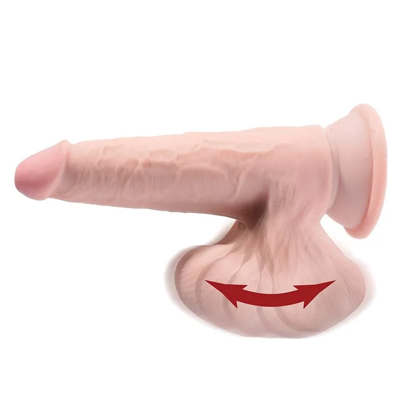 Pipedream Products King Cock Plus 8 Triple Density Cock With Swinging Balls
