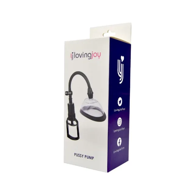 Pompă vaginală LOVING JOY Pussy Pump. pentru stimularea zonei intime feminine. transparentă