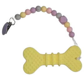 Puppy Variety Silicone Teether Chewing Toy Pacifier Clip