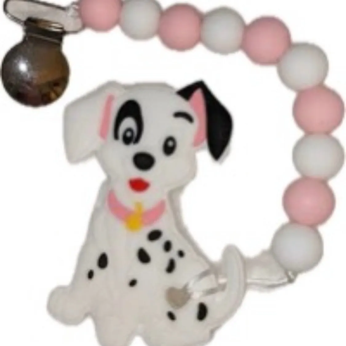 Puppy Variety Silicone Teether Chewing Toy Pacifier Clip