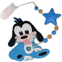 Puppy Variety Silicone Teether Chewing Toy Pacifier Clip