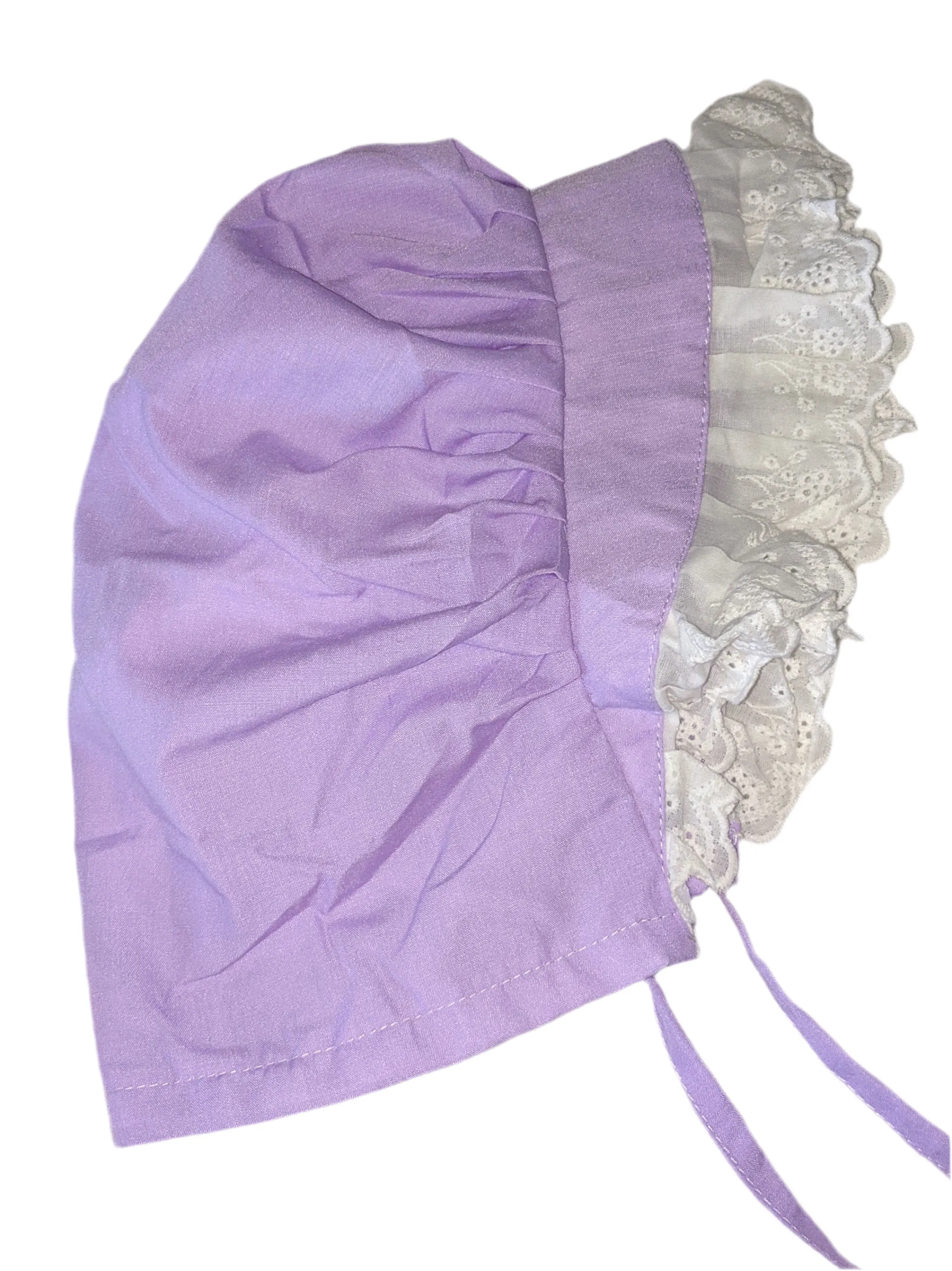 Purple Lil Mouse Adult Baby Bonnet