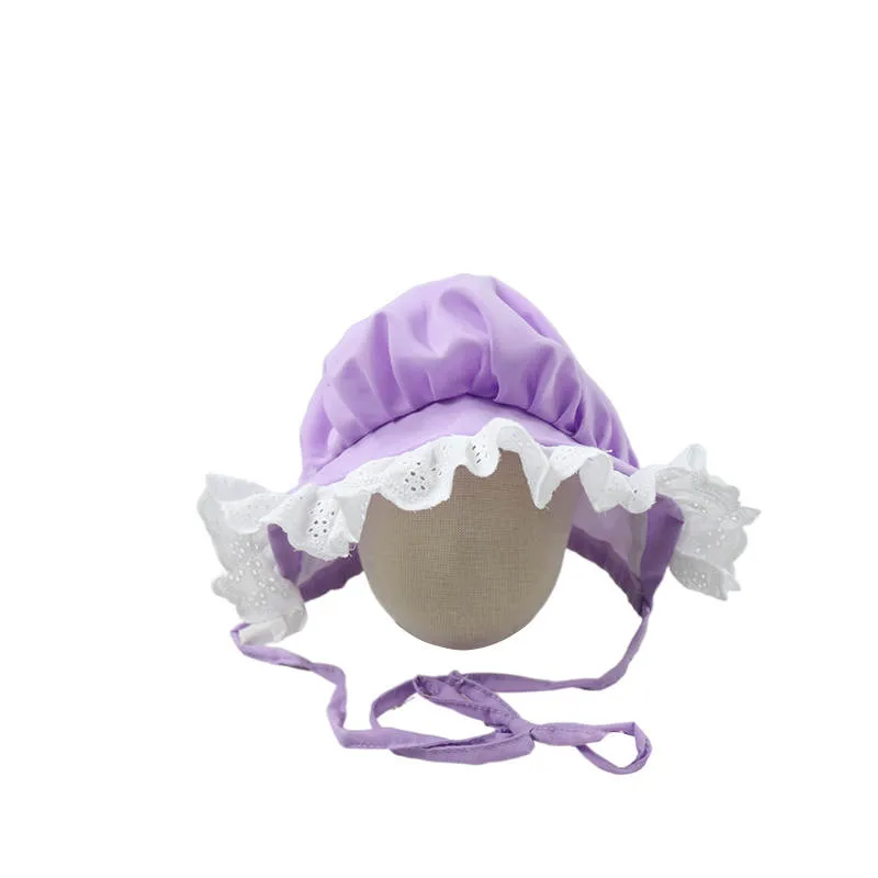 Purple Lil Mouse Adult Baby Bonnet