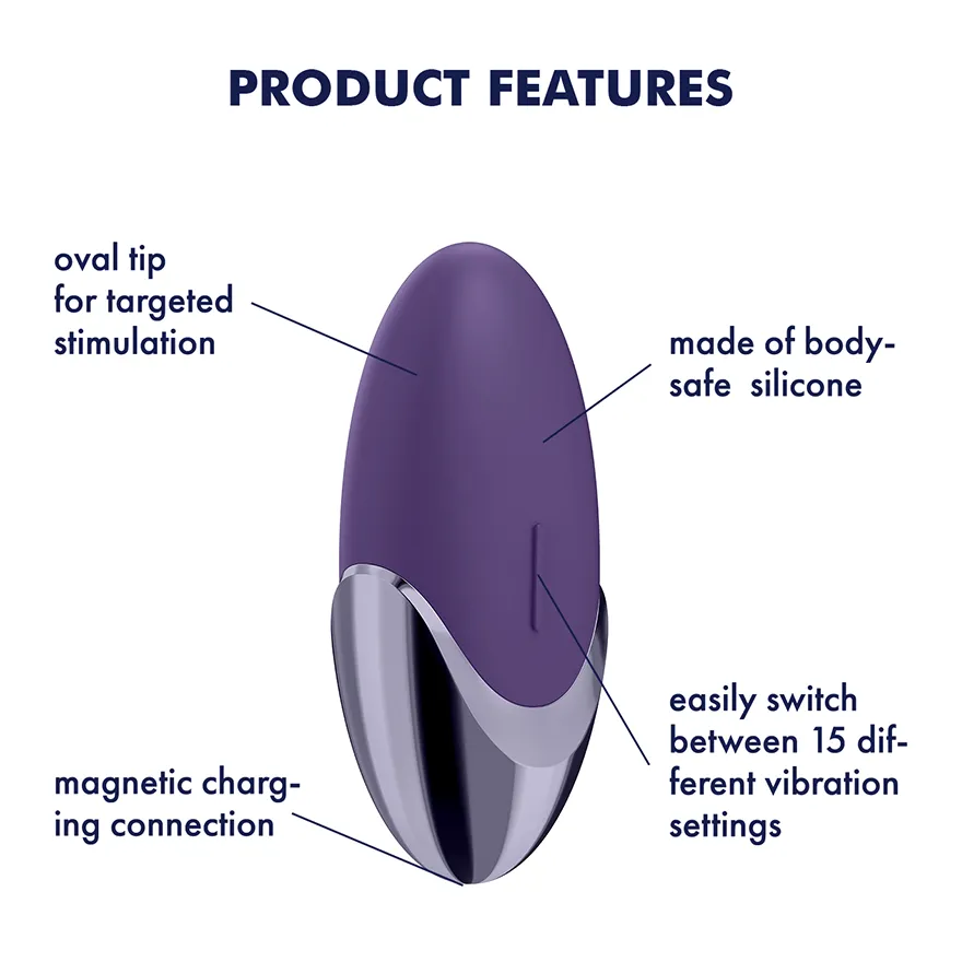 Satisfyer Lay-On Purple Pleasure Vibrator