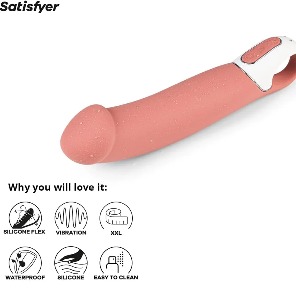 Satisfyer Master G Spot Vibrator Rechargeable Dildo 9.25
