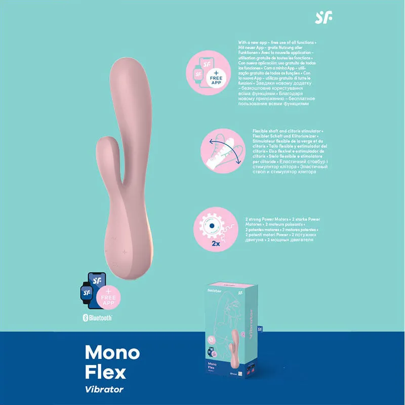 Satisfyer Mono Flex Rabbit Vibrator APP Compatible