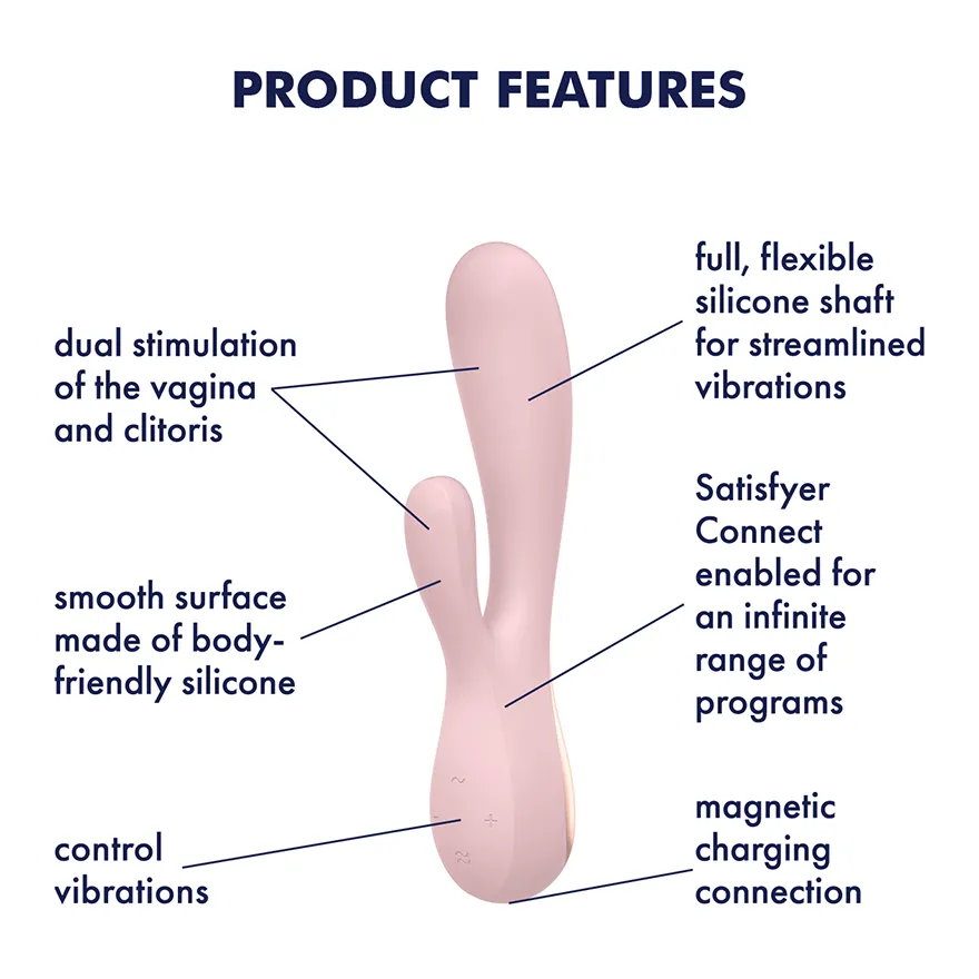 Satisfyer Mono Flex Rabbit Vibrator APP Compatible
