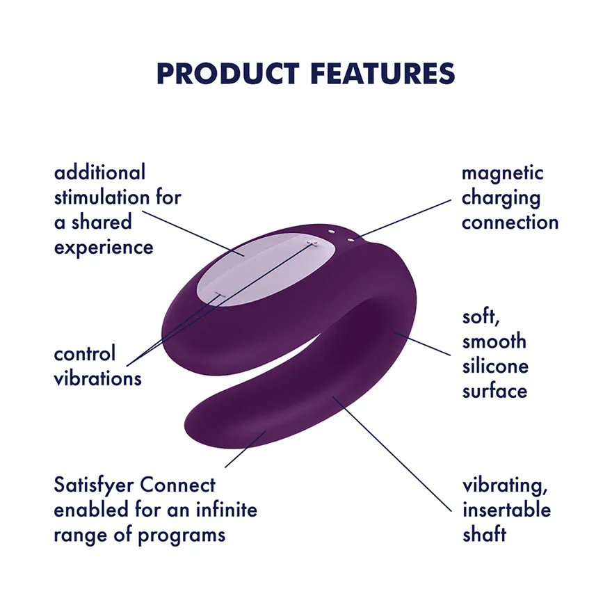 Satisfyer - Partner Box 3 App-Controlled Royal One. Sexy Secret and Double Joy Couple Set (Multi Colour)