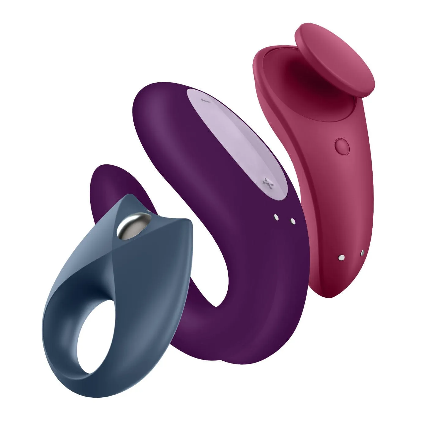 Satisfyer - Partner Box 3 App-Controlled Royal One. Sexy Secret and Double Joy Couple Set (Multi Colour)