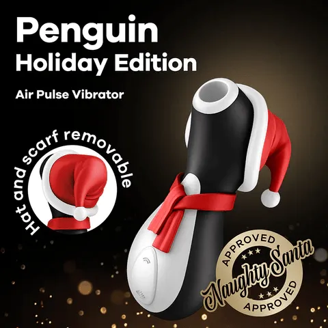 Satisfyer Penguin Air Pulse Vibrator Holiday Edition