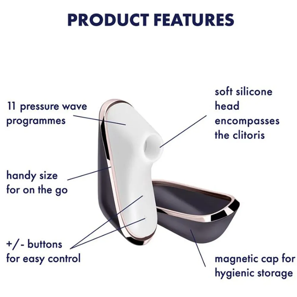 Satisfyer Pro Traveller Clitoral Stimulator Rechargeable Vibrator