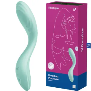 Satisfyer Rrrolling Pleasure G Spot Vibrator Rolling Bead Stimulator Teal