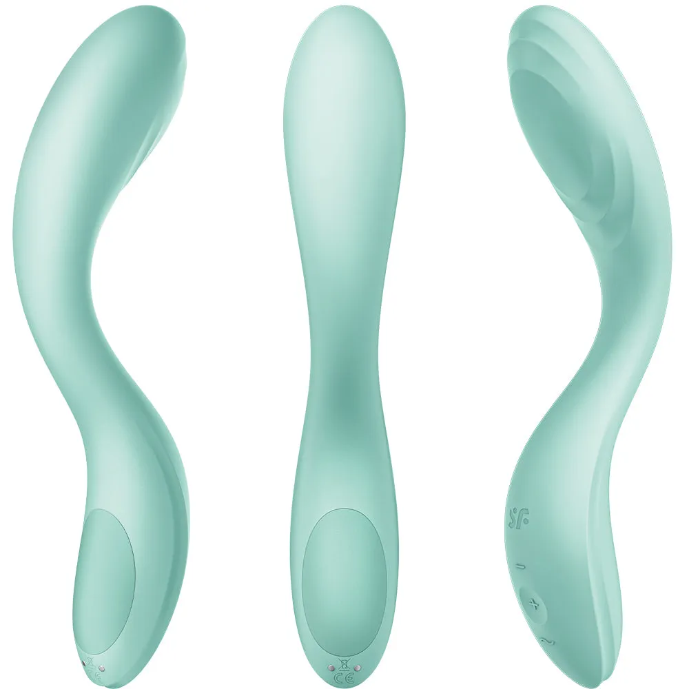 Satisfyer Rrrolling Pleasure G Spot Vibrator Rolling Bead Stimulator Teal