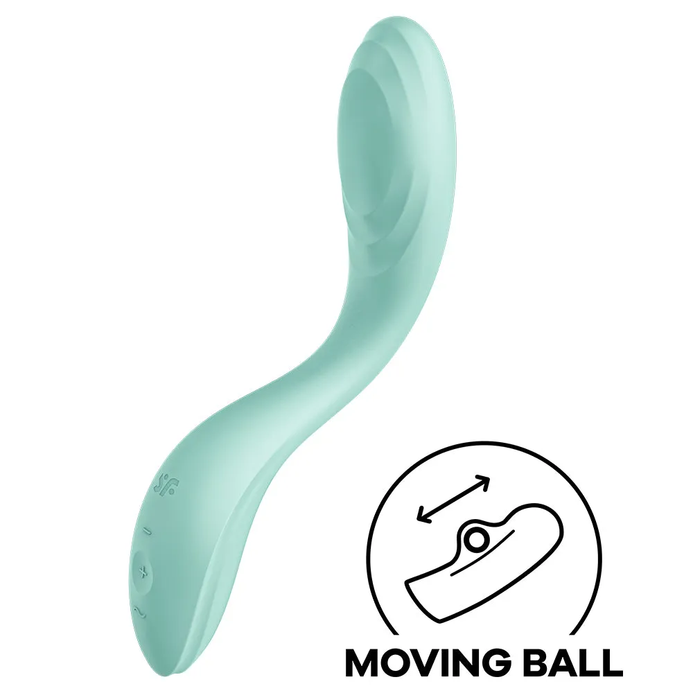 Satisfyer Rrrolling Pleasure G Spot Vibrator Rolling Bead Stimulator Teal