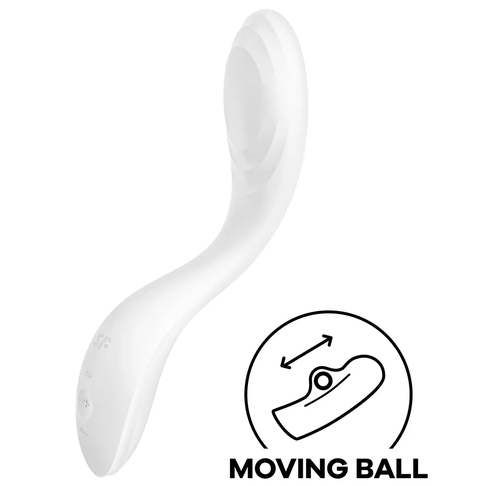 Satisfyer Rrrolling Pleasure G Spot Vibrator Rolling Bead Stimulator White