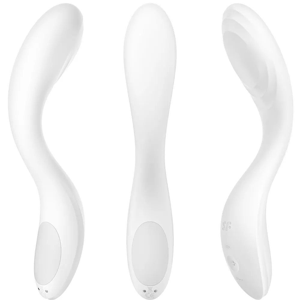 Satisfyer Rrrolling Pleasure G Spot Vibrator Rolling Bead Stimulator White