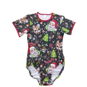 Scary Christmas Santa Bodysuit