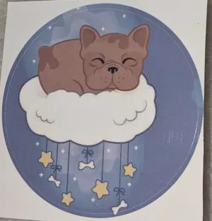Sleepy Puppies Vinyl Sticker