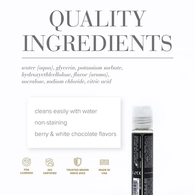 System JO Gelato White Chocolate Raspberry Flavored Lubricant