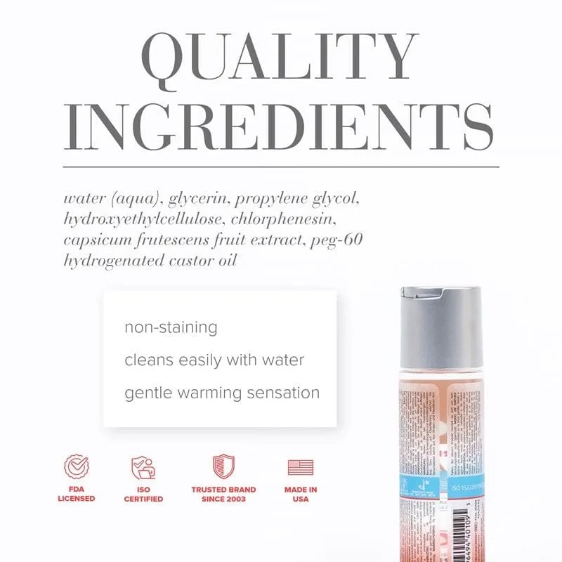 System JO H2O Anal Warming Lubricant